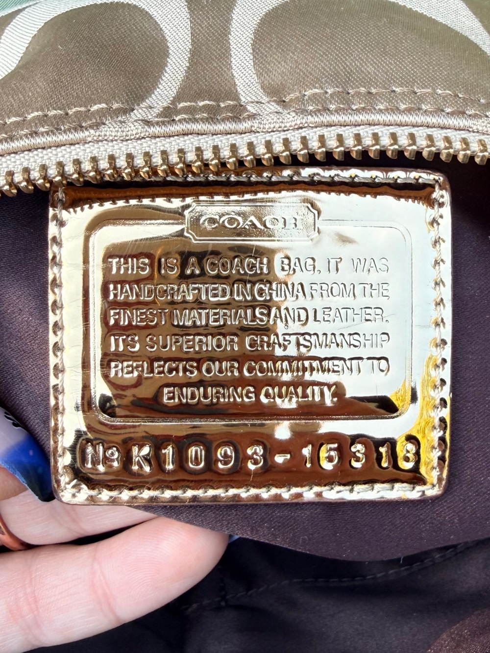 Coach Poppy Signature Sateen Groovy Bag - Picture 2 of 13